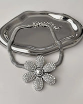 Littlefields Diamond Flower Choker